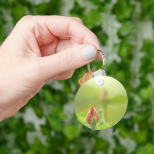 Earth’s Glow and Healing Japanese Flowers/EarthDay Keychain