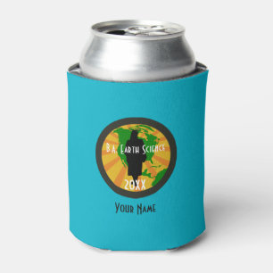 Earth Science Graduate Badge (Female) Can Cooler