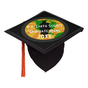 Earth Science Graduate Badge (Female) Graduation Cap Topper