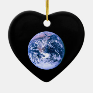 Earth Seen From Space 'Blue Marble' Ceramic Ornament