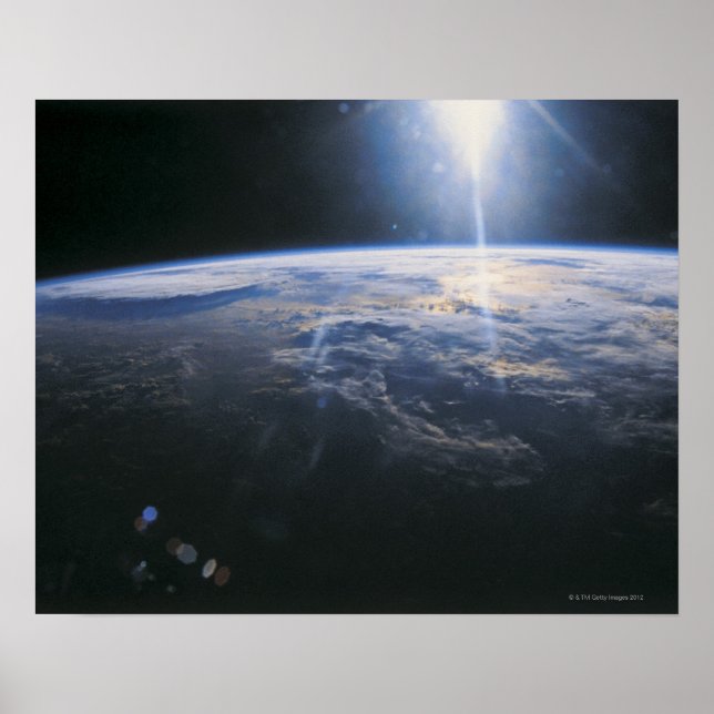 Earth seen from Space Poster (Front)