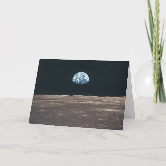 Earth Seen from the Moon Card (Front)