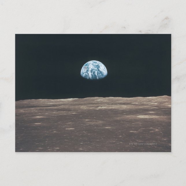 Earth Seen from the Moon Postcard (Front)