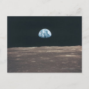 Earth Seen from the Moon Postcard