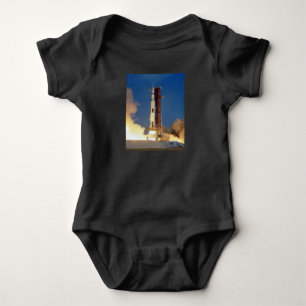 Earth Shakes as Saturn V Blazes Skyward to Moon Baby Bodysuit