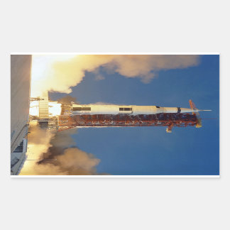 Earth Shakes as Saturn V Blazes Skyward to Moon Sticker