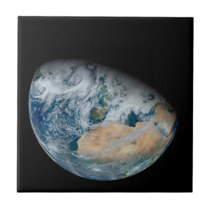 Earth Showing North Africa And Southwestern Europe Tile