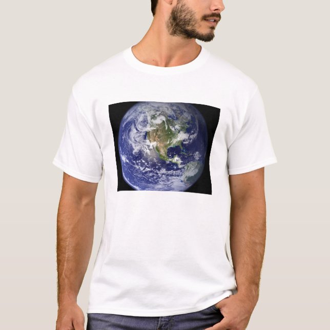 Earth showing the western hemisphere T-Shirt (Front)