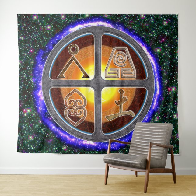Earth Signs Horizontal Tapestry (In Situ (Horizontal))