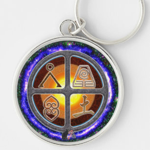 Earth Signs Keychain
