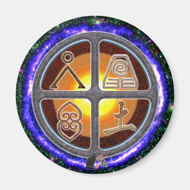 Earth Signs Magnet (Front)