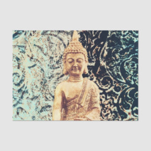 Earth Sitting Buddha Elegant Zen Enlightenment Tissue Paper