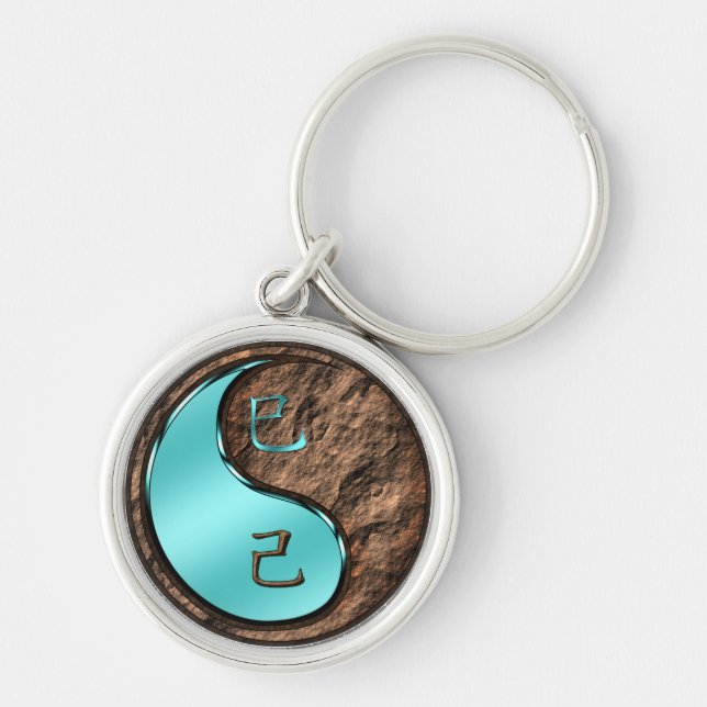 Earth Snake Keychain (Front)