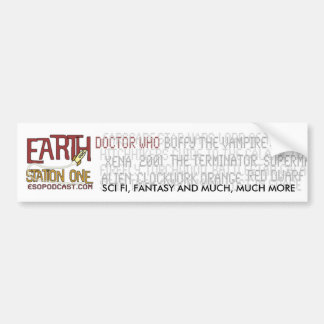 Earth Station One Bumper Sticker