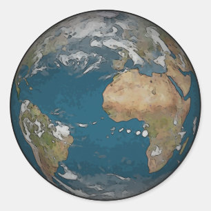 Earth Sticker