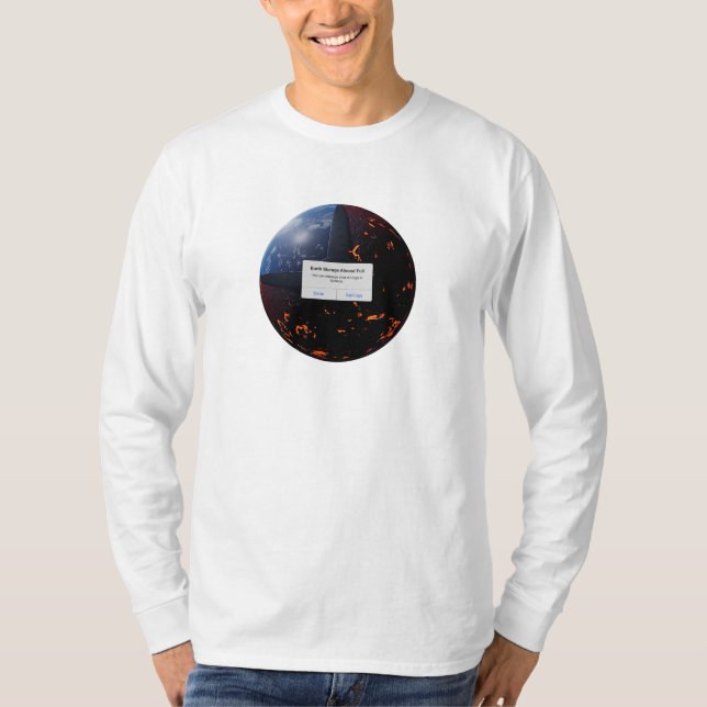 Earth Storage Almost Full T-Shirt (Front)
