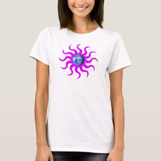 “EARTH SUN” symbol/purple T-Shirt