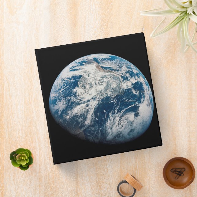 Earth Taken From The Aollo 8 Spacecraft. Binder (In Situ)