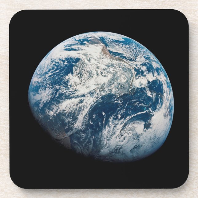 Earth Taken From The Aollo 8 Spacecraft. Coaster (Front)