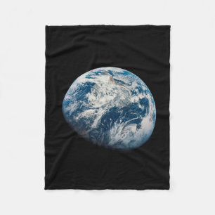 Earth Taken From The Aollo 8 Spacecraft. Fleece Blanket
