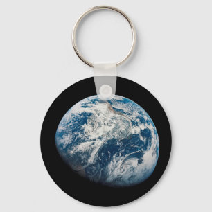 Earth Taken From The Aollo 8 Spacecraft. Keychain