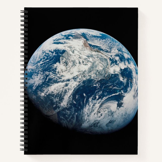 Earth Taken From The Aollo 8 Spacecraft. Notebook (Front)