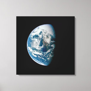 Earth Taken From The Apollo 13 Spacecraft. Canvas Print