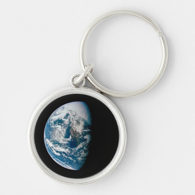 Earth Taken From The Apollo 13 Spacecraft. Keychain (Front)