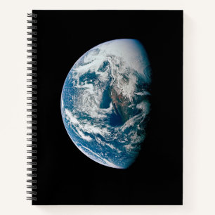 Earth Taken From The Apollo 13 Spacecraft. Notebook
