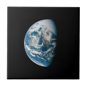 Earth Taken From The Apollo 13 Spacecraft. Tile