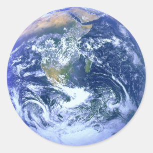 Earth - The Blue Marble Classic Round Sticker