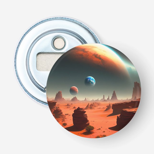 Earth This Is Mars Calling, Bottle Opener (Front)