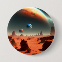 Earth This Is Mars Calling, Button Badge
