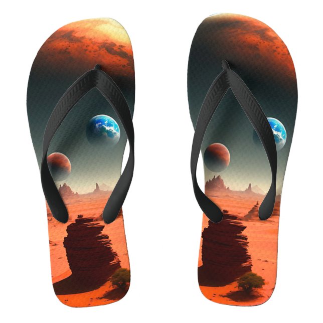 Earth This Is Mars Calling, Flip Flops (Footbed)