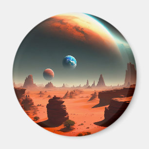 Earth This Is Mars Calling, Fridge Magnet
