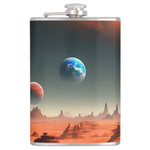 Earth This Is Mars Calling, Hip Flask