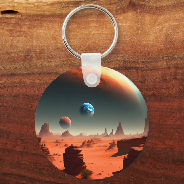 Earth This Is Mars Calling, Keyring (Front)