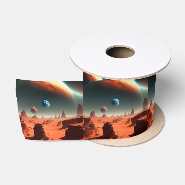 Earth This Is Mars Calling, Satin Ribbon (Spool)