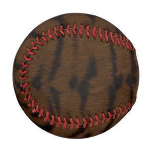 Earth Tiger Skin Print Baseball