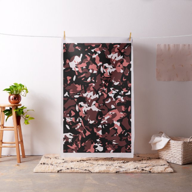 Earth Tone Camo Fabric (In Situ)