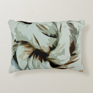 Earth Tone Earthy Abstract Art Decorative Pillow