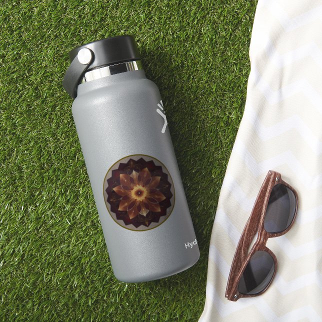 Earth Tone Geometrical Flower (HydroFlask Insitu)