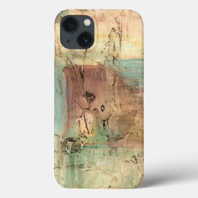 Earth Tone Painting with Cracked Surface Case-Mate iPhone Case (Back)