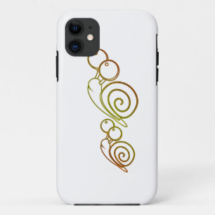 earth tone snails iPhone 11 case