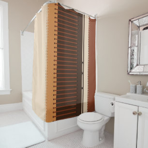 Earth Tone Stripes Minimalist Home Decor