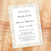 Earth-tone Tile Wedding