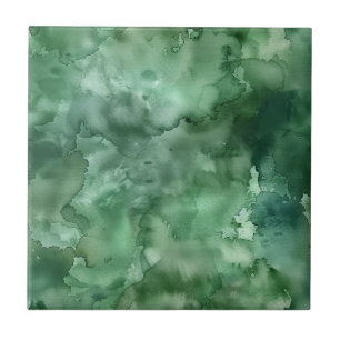 Earth Tone Watercolor Pattern Tile