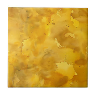 Earth Tone Watercolor Pattern Tile