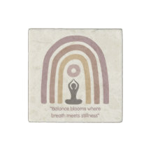 Earth-Toned Mindfulness Rainbow Yoga Design
