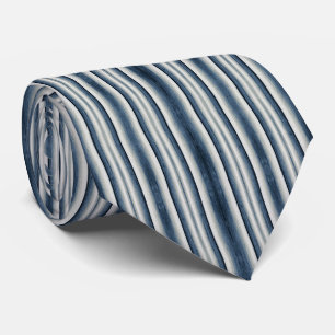 Earth Toned Navy Striped Tie